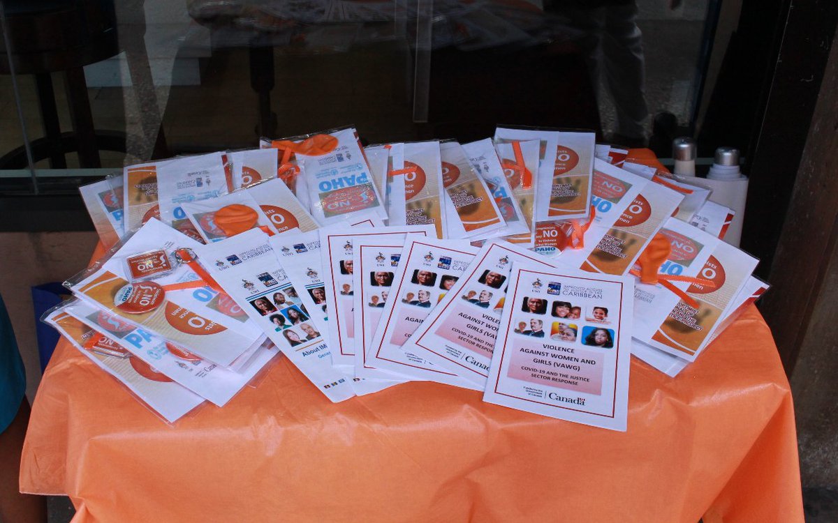 Ending #GBV is front page news! Yesterday, 🇧🇧 activists stood against #VAW in Bridgetown. 🇨🇦 is proud to support the <a href="/IMPACT_Justice/">IMPACT Justice</a> Project &amp; we applaud <a href="/PAHOCaribbean/">PAHO-WHO Caribbean</a> &amp; Soroptimist Intl Jamestown for their continued advancement of #genderequality. 
#16Days 
📰: <a href="/NationBarbados/">NationBarbados</a>