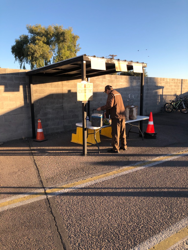 Its Wellness Wednesday here in Tempe! Today, we are engaging our Professional Drivers and Seasonal Drivers and Helpers on the importance of using proper footwear . Also, teaching them about proper methods to prevent shoulder injuries.