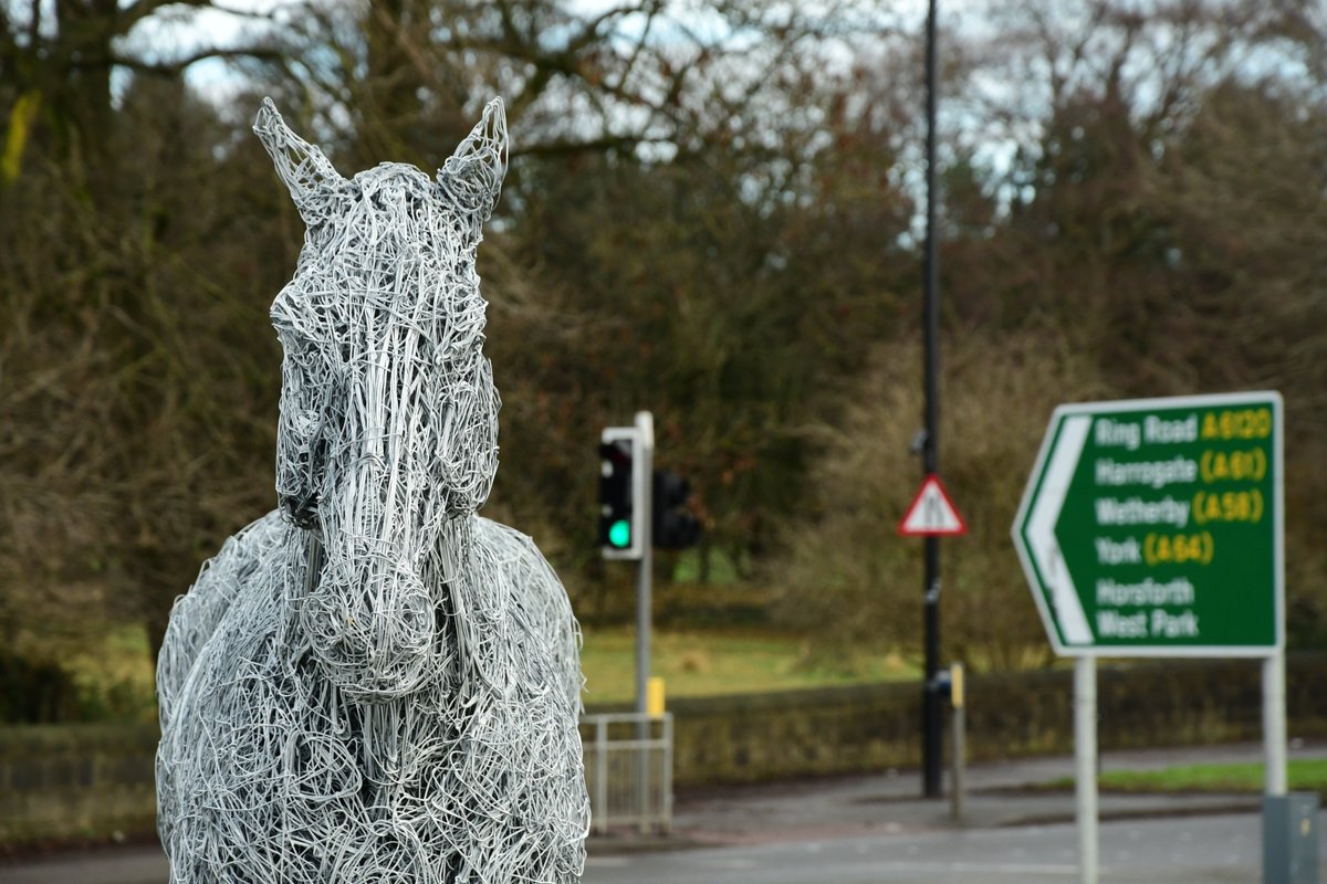 Have you seen the new addition to the roundabout in Horsforth? 🐴  Sponsored by Tudor Freight, the #HorsforthHorse represents the town's history. 

The name "Horsforth" derives from “Horse” and “Forde”, which referred to the crossing of the River Aire to transport woollen goods!