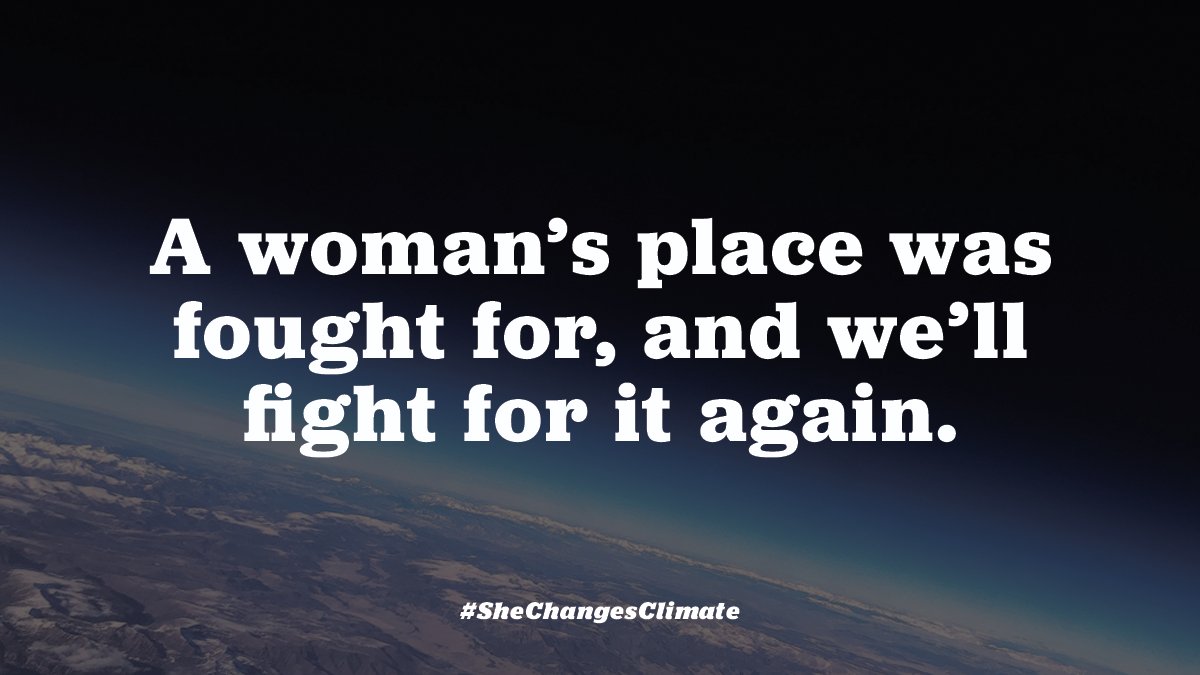 Women don’t just deserve a seat at the #COP26 table, they’re essential to the entire process. Join us as we call for a fairer, more balanced representation of decision-makers for our future at <a href="/COP26/">COP26</a>.

#SheChangesClimate