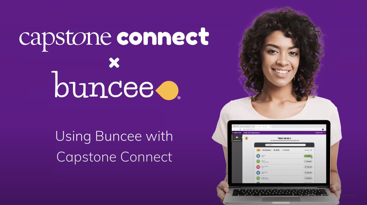 Get ready for Hour of Code with Buncee and Capstone Connect! 

Discover tips, tricks, and ideas for exploring coding using Buncee and Capstone Connect with your students!

Featuring: 

@shannonmmiller 
@mrskalthoff 
@cosmicpinot 
@eda_gimenez 

Watch:
bit.ly/3lznWIw