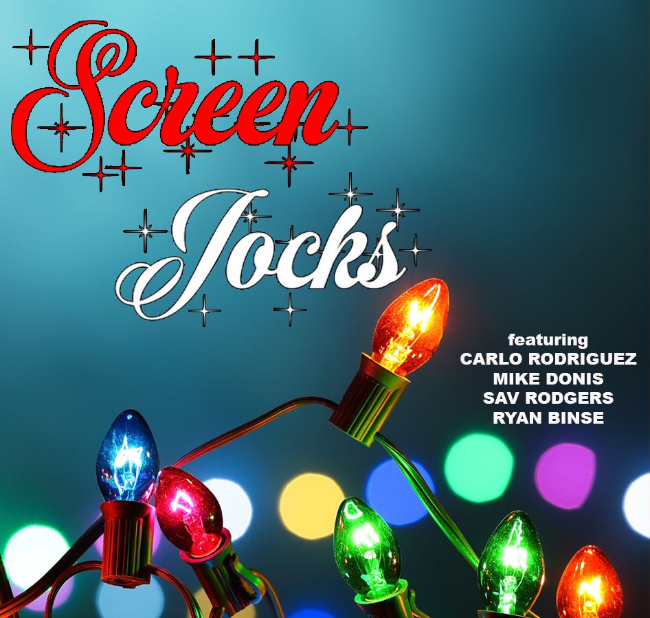 ballparknation's tweet photo. We've got a new #ScreenJocks. Vid: https://t.co/pZwTsaiBmC Pod: https://t.co/vOYfMhIXvz I'm counting down Christmas movies, @Snacpack is here, Ryan Binse #ARODEOFILM , @gothicfilms and I go on #operationchristmasdrop and Mike and I talk Die Hard! Oh, and #Fatman was a blast. https://t.co/trvlJB5bfm