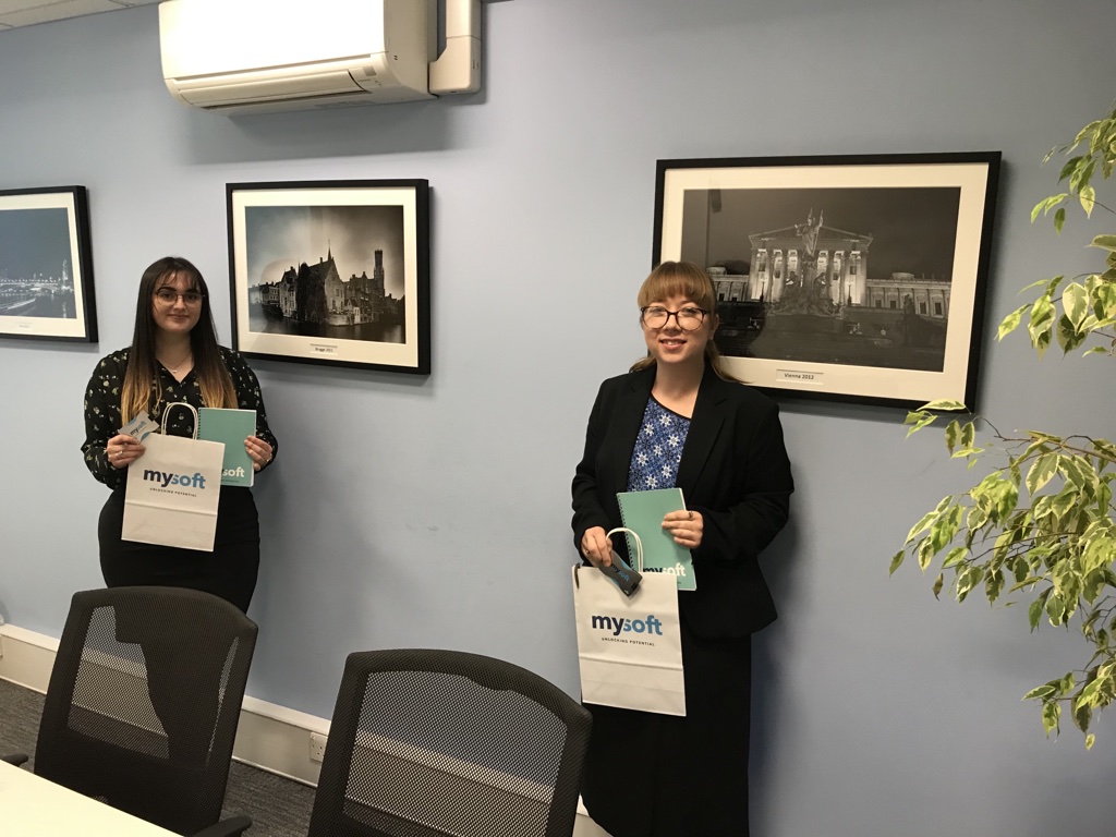 Mysoft_ltd's tweet photo. It's been a pleasure to welcome a number of new recruits to the Mysoft team over the last month! Shannan has joined our Sales team, and Bria (left) and Lydia (right) have joined our Project Management team.
We wish these talented individuals all the best at Mysoft!
#mysoftteam https://t.co/jYIuiWLIib