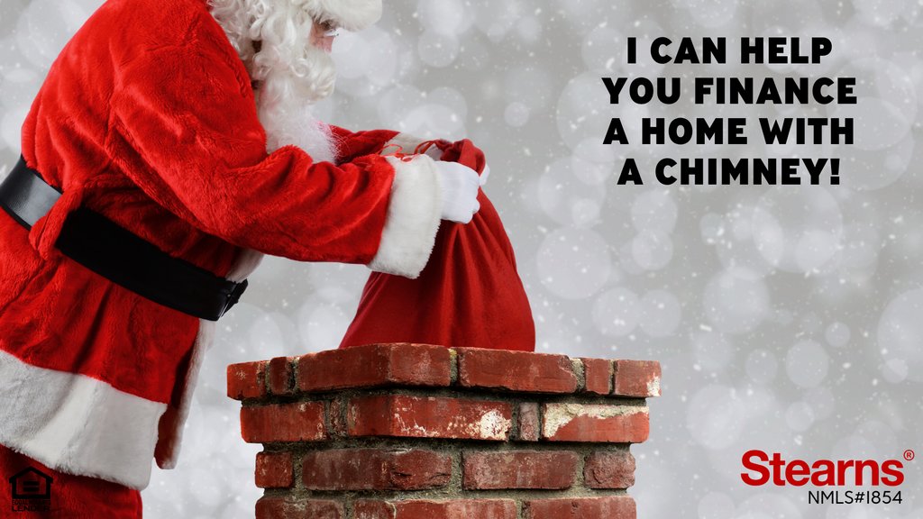 Are you afraid Santa won’t be able to deliver his treats without a chimney? I can help you and your family fund a house with a chimney this holiday season. 650.576.6531 #chimney #helpsanta #stearns #themightywest