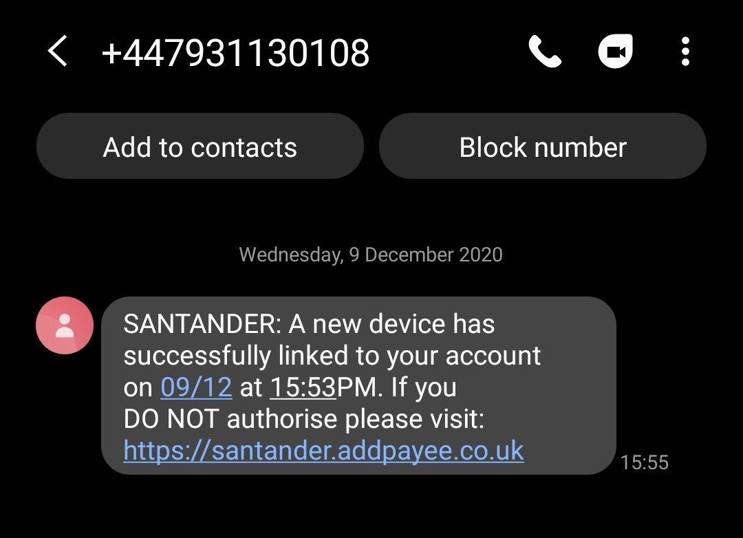 Hi <a href="/santanderukhelp/">Santander UK Help</a> just checking, this feels like a scam, is it or is it legit?