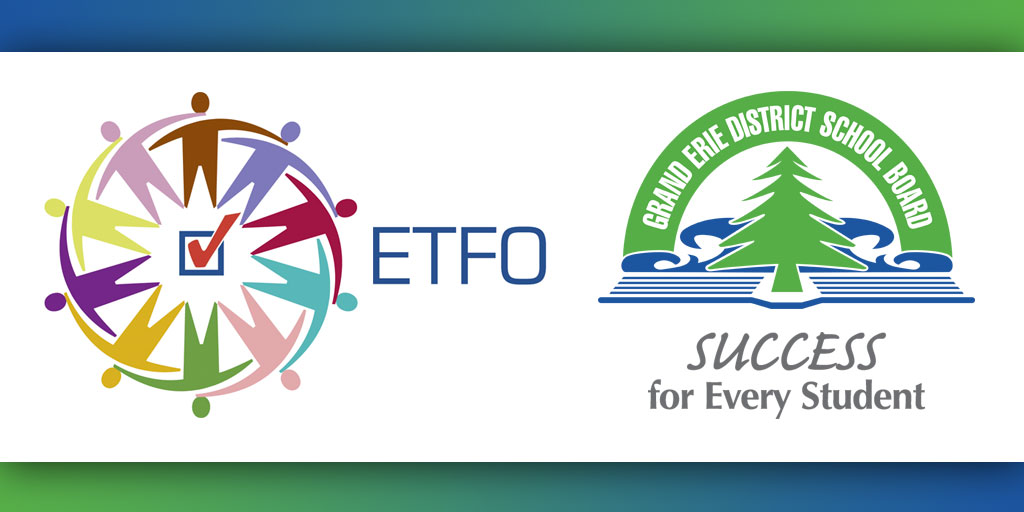 News Update: Grand Erie is pleased to announce it has reached a tentative local agreement with the Elementary Teachers’ Federation of Ontario (ETFO) Teachers’ Bargaining Unit: bit.ly/3lZAnxh