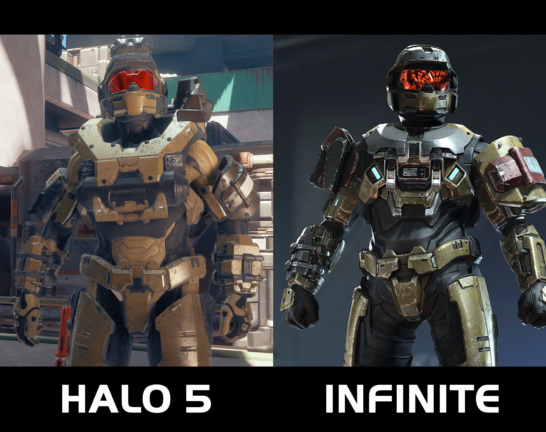 Comparison between Halo 5 and Halo Infinite Seeker : r/halo