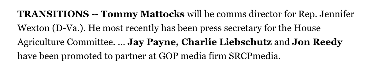 ChrisPack716's tweet photo. I know @NRCC legend @jonreedy hates self-promotion even more than I do, but everyone should congratulate him on him making partner at @SRCPmedia. Well-deserved recognition of a great dude. https://t.co/bgmZRsRrw1