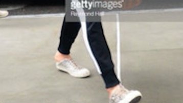 sometimes he will get too lazy to put on his shoes the whole way and he just likes to step on them like this. he does it ALL THE TIME so usually he just wears slides