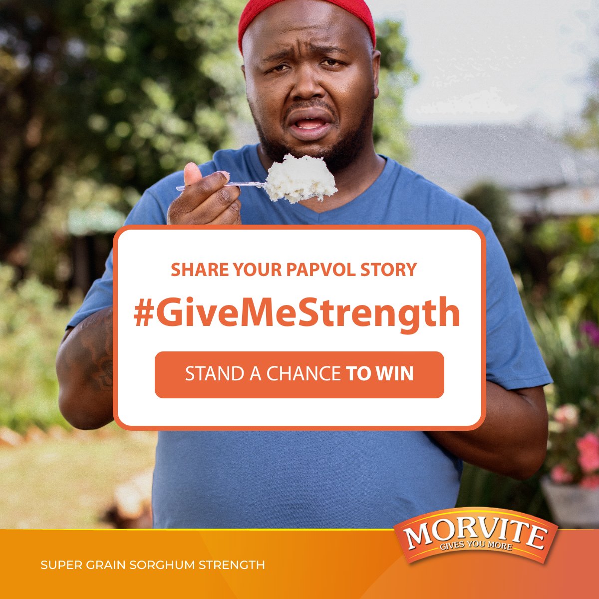 MorviteZA's tweet photo. Are you #Papvol of pap not cooking well, making you tired or even giving you the bloats? Then share your #Papvol stories with us. We're giving away grocery vouchers - all you need to do is share a story about when eating pap left you feeling less than shap! #GiveMeStrength https://t.co/4bYrlmPv1I