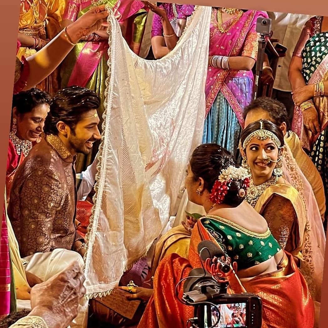 ...were all smiles even before they caught a peek of each other #Niharika #...