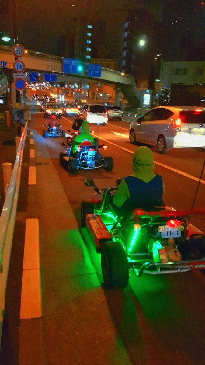 nadia_kx's tweet image. I say I’m okay but rlly and and truly I just want to do real life Mario Kart in Tokyo
