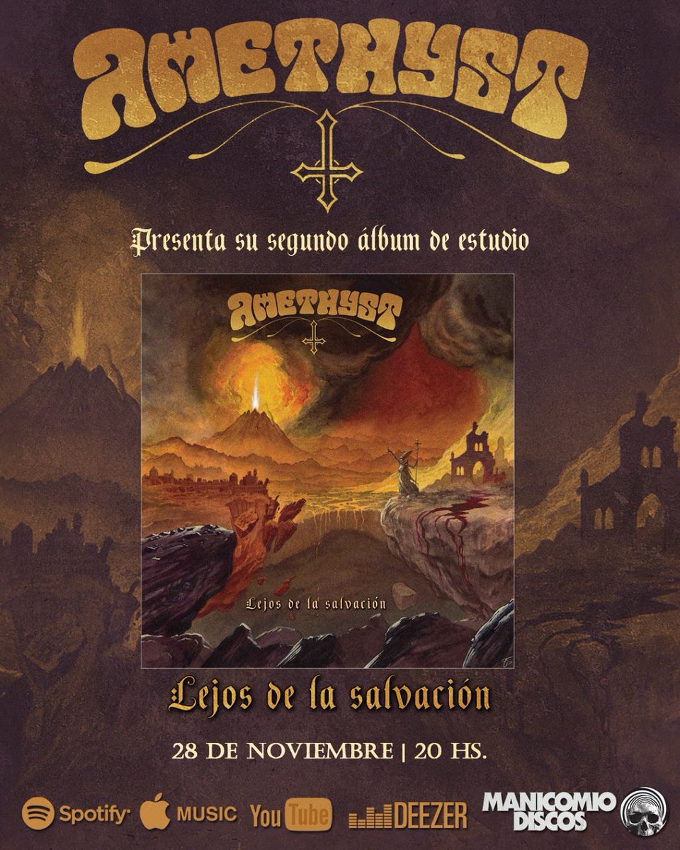 wywh_ok's tweet photo. Nuevo #informe Aprovechamos que #Amethyst #Fulanno y #MONJE lanzaron discos estas últimas semanas para hablar de: 🤘 cómo es hacer #doommetal en argentina
La nota acá https://t.co/IxGkuIqera #doom #doommetal #dragonauta #blacksabbath #doomargentina #sleep #rock #heavymetal https://t.co/lFkaUj960B