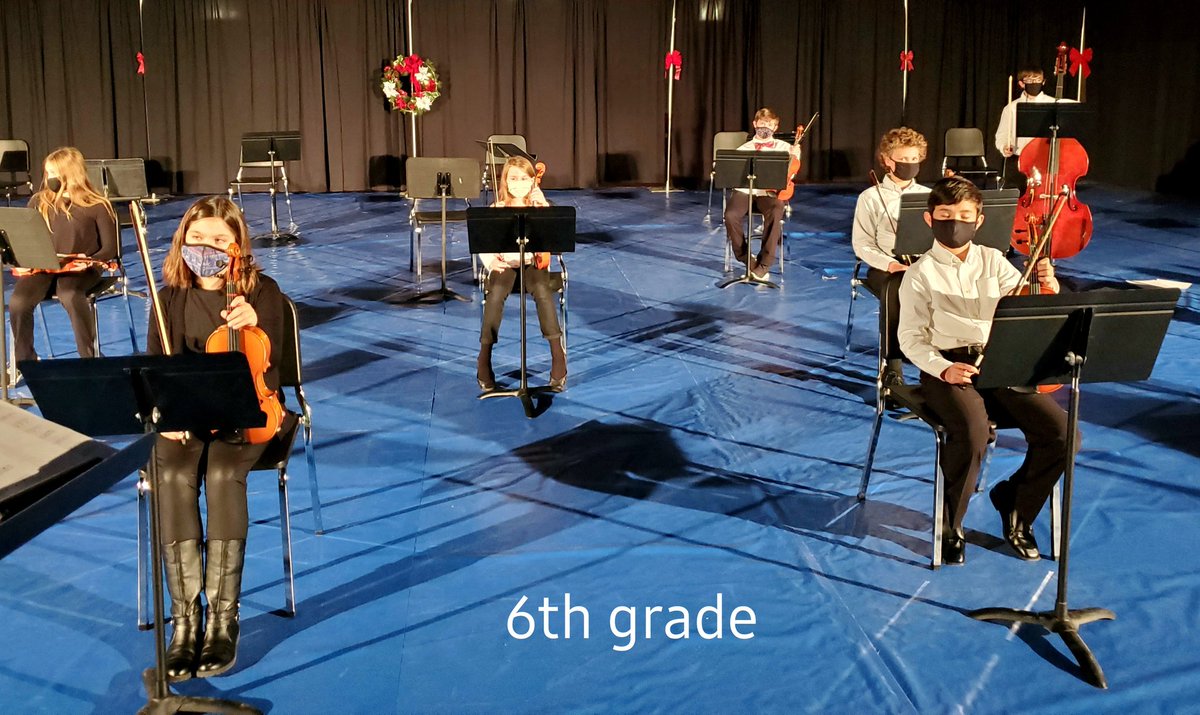 SMMHSEagles's tweet photo. #StringsConcert Our Middle School gym was the concert venue for this year's holiday concert for our various Strings ensembles.🎶
🎻 These photos are from Beginning and Intermediate Strings. More from our Advanced Strings ensemble will be shared later today. #SMMHSsoars @ArtsHcs https://t.co/YaT0bXafCw