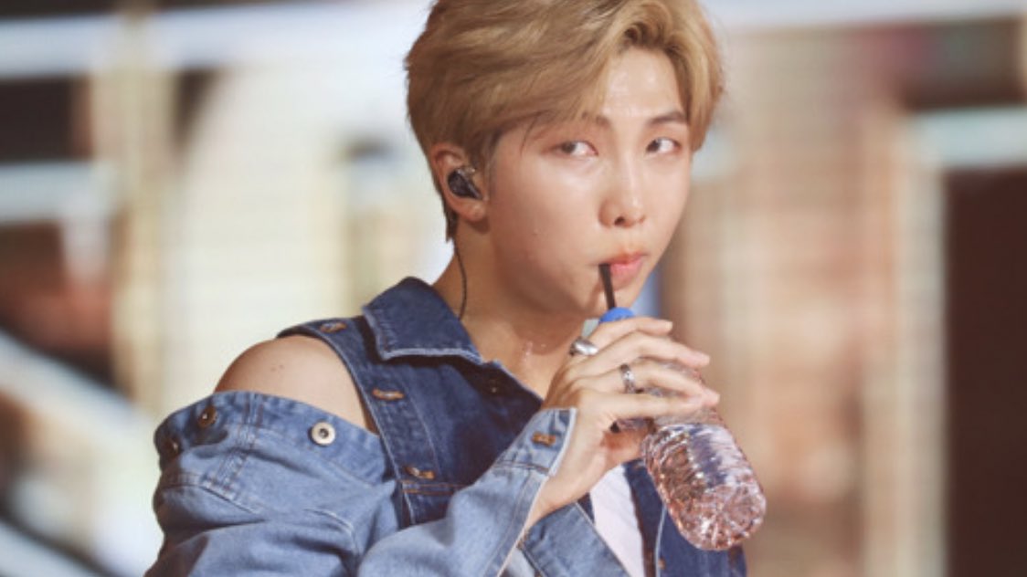 when he drinks things out of straws he will definitely use the right corner of his mouth to do so.