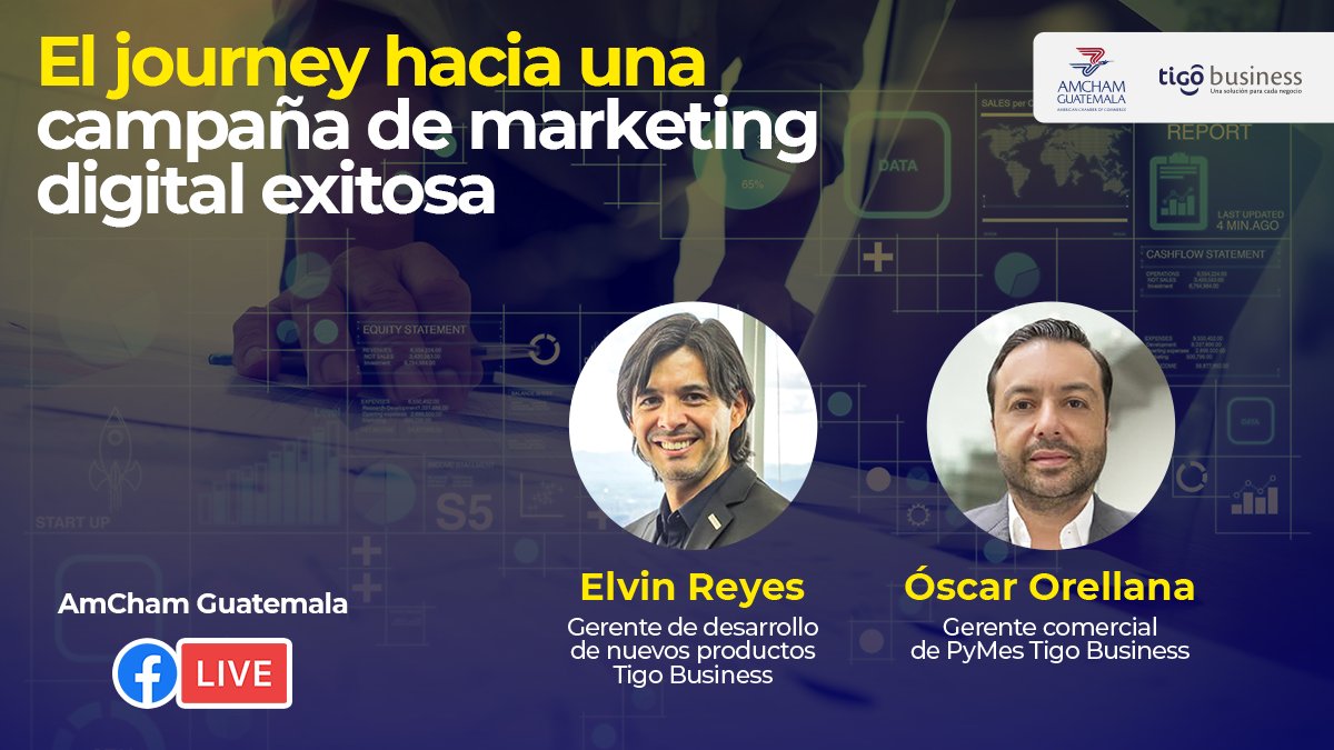 AmChamGT's tweet image. #AmChamConnect | “El journey hacia una campaña de marketing digital exitosa” a cargo de Óscar Orellana y Elvin Reyes de #TigoBusiness

Siga la transmisión en: m.facebook.com/story.php?stor…
