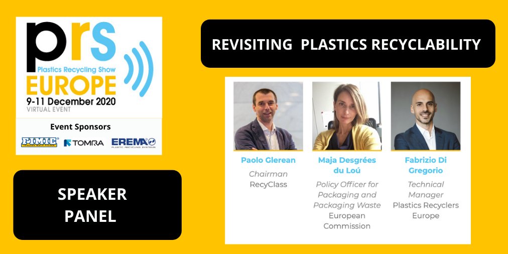THANK YOU to all our speakers, exhibitors and attendees at #PRSEVirtual today! We return tomorrow at 10 AM CET with the Conference session on Revisiting Plastics Recyclability. Followed at  11.30 AM CET with Plastics Recycling Awards Europe #PRAE2020 ow.ly/5NT150CGVL0