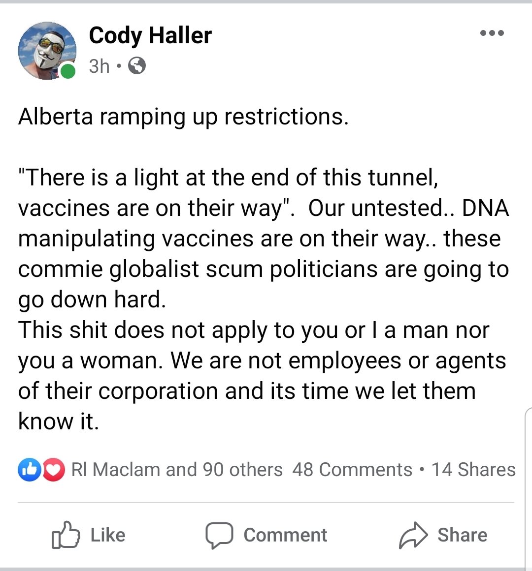 Cody Haller suggests using some sovereign citizen language to make the problem go away. He tried this in the Spring and got physically removed by the authorities.Not being "an agent or employee of your corporation" is nothing. (2/8)