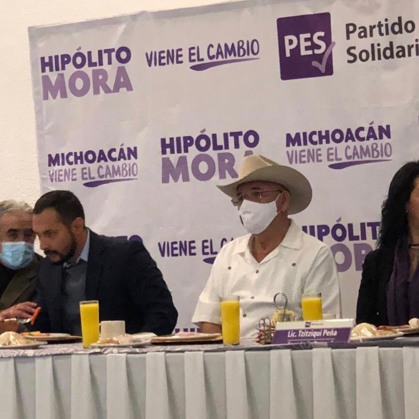 En #Michoacán vamos todos al encuentro. Desde hoy <a href="/HipolitoMoraMX/">Hipólito Mora</a> se une a nuestra organización. #PES #México