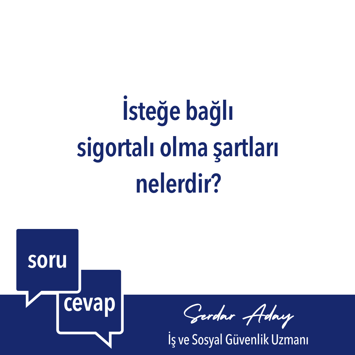 serdaradaysgk's tweet photo. İsteğe bağlı sigortalı olma şartları nelerdir?
#serdaraday #sigorta #sigortaşartları https://t.co/ZlV3wlqk7r