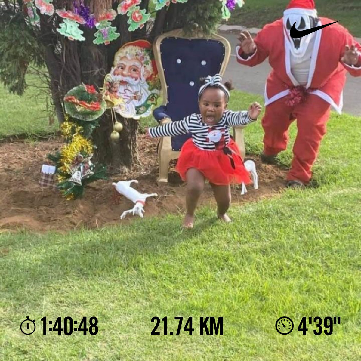 #RunningWithTumiSole 
#RunwithTbag4charity 
I wanted to do 35 then my stomach started turning like a tornado 😂🤣

#RunwithTbag4charity