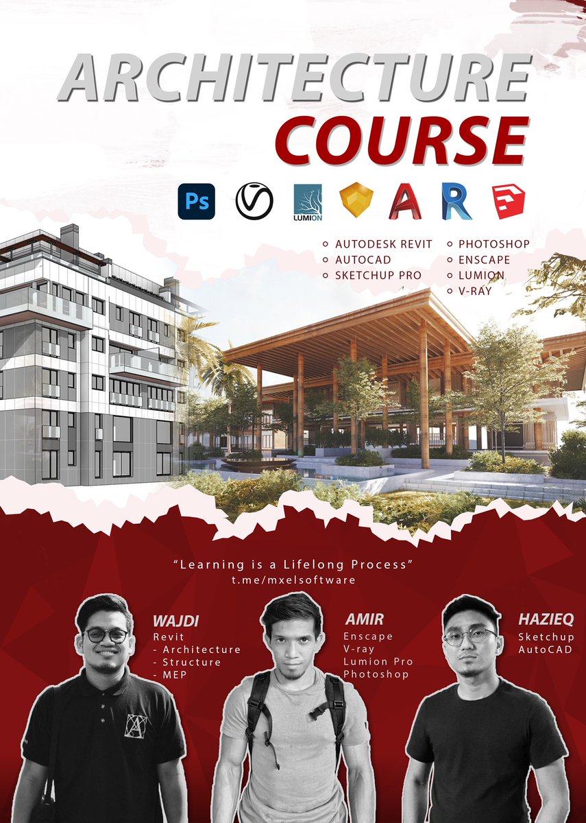 Wajdi_rokhibi's tweet photo. Coming soon ! Mana yg masuk archi tp tataw nk guna software jangan risau hampa boleh belajaq cara pantas n paling ringkas 🔥 https://t.co/rI2asZHOKq