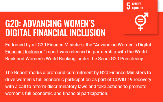 Our  #GPFI  @g20org report shares insights on how 240million more women (compared to 2014) accessed financial services & what it means to them. However, 1billion women still lack access. We list 10 policy options to advance digital  #financialinclusion http://ow.ly/qCal50CTJTm&nbsp; #SDG5