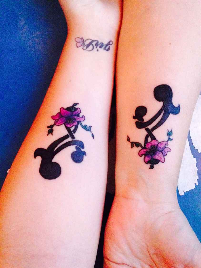Infinity Tattoos That Bind Mother and Daughter