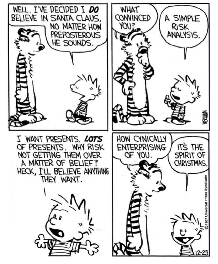 Calvin And Hobbes The Spirit Of Christmas Calvinandhobbes