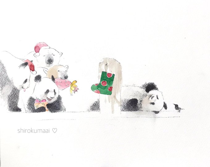 上野動物園のtwitterイラスト作品