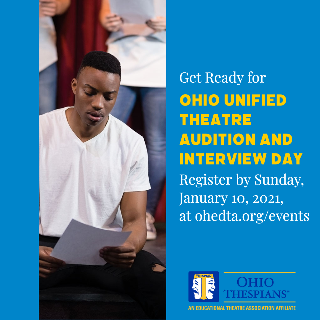 Register Now for Ohio Unified Theatre Audition and Interview Day - mailchi.mp/bd11974d47b9/r…