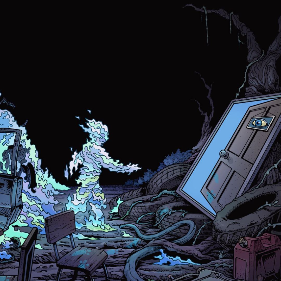 The visuals from Khundi Panda's GAROSAWK albumall tracks explained ~ a thread ~