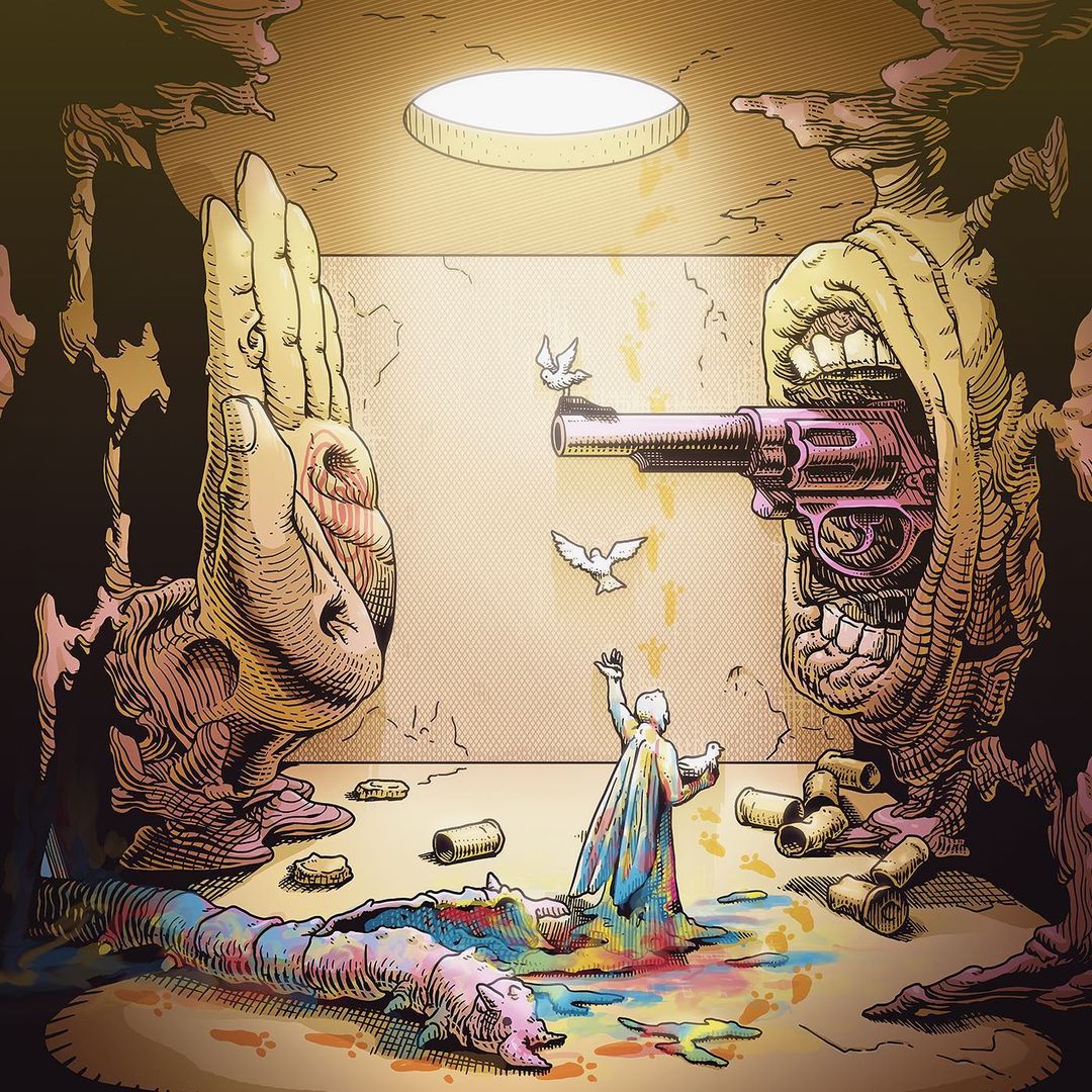 4th track - TriggerFlow"He escaped from worm shape and got wings.He need to fly if he want to escape from this room."