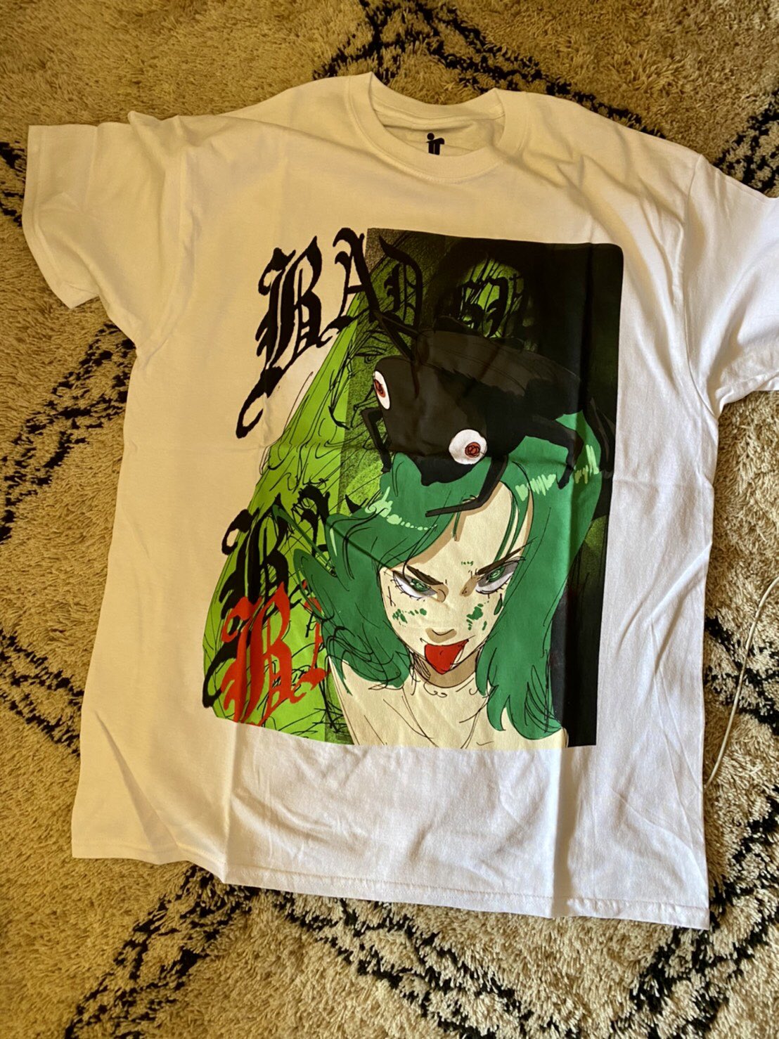 古着 Jun Inagawa × GR8× ビリーアイリッシュ コラボTシャツ