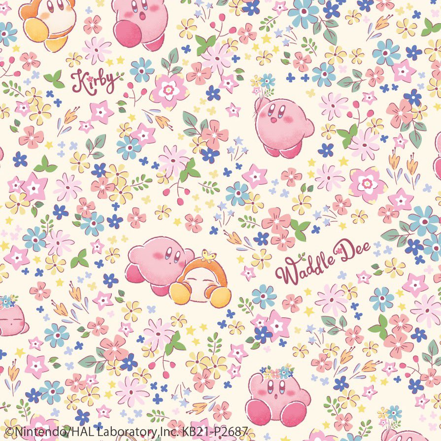 Kirby Itsdemo のコラボ商品 カービィと一緒に春を先取りできる明るいデザインです 話題の画像プラス