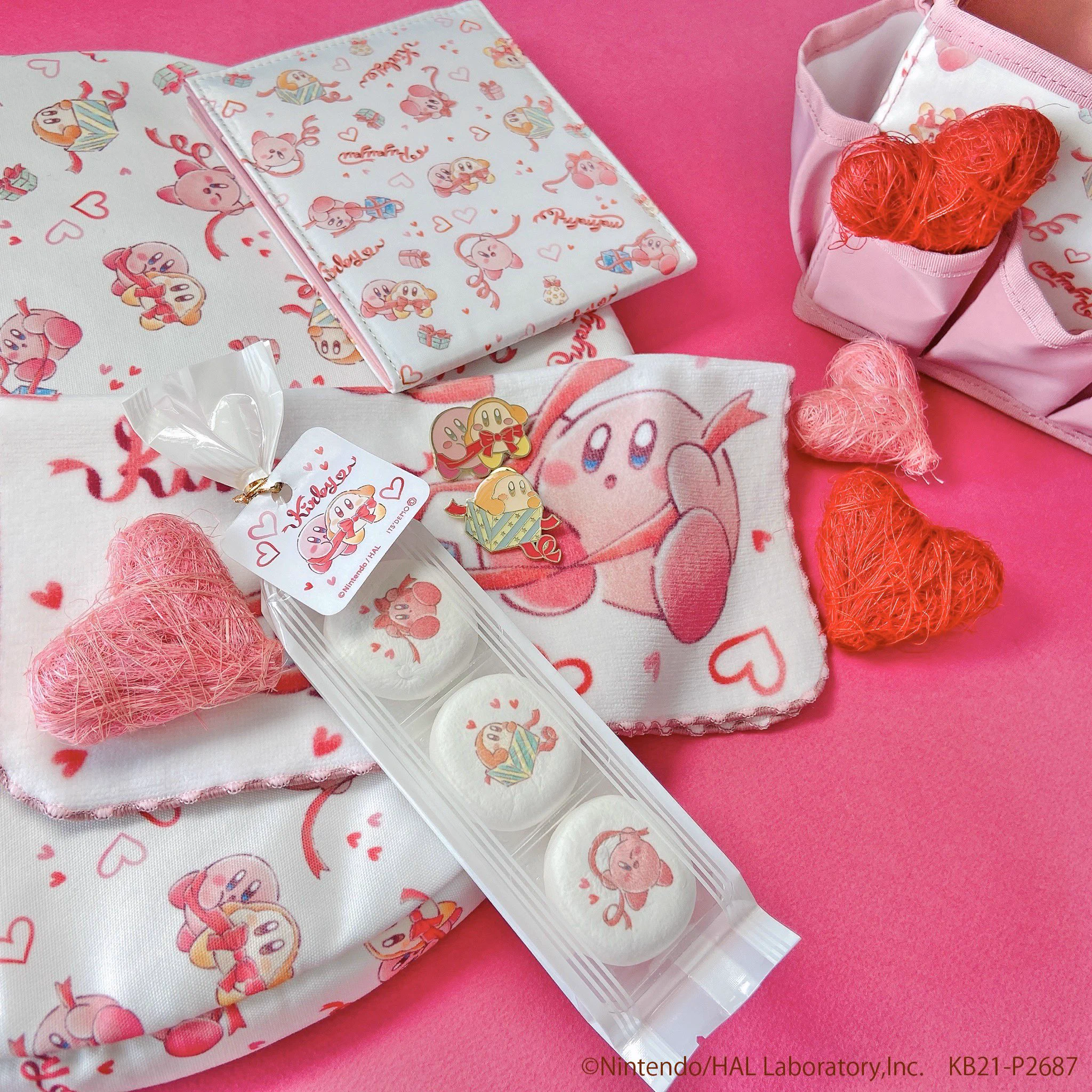 『Kirby×ITSDEMO』のコラボ商品。カービィと一緒に春を先取りできる明るいデザインです。