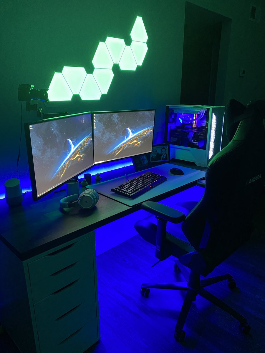 Many trips to micro center, IKEA, and too much money later.. PC and desk evolution is complete