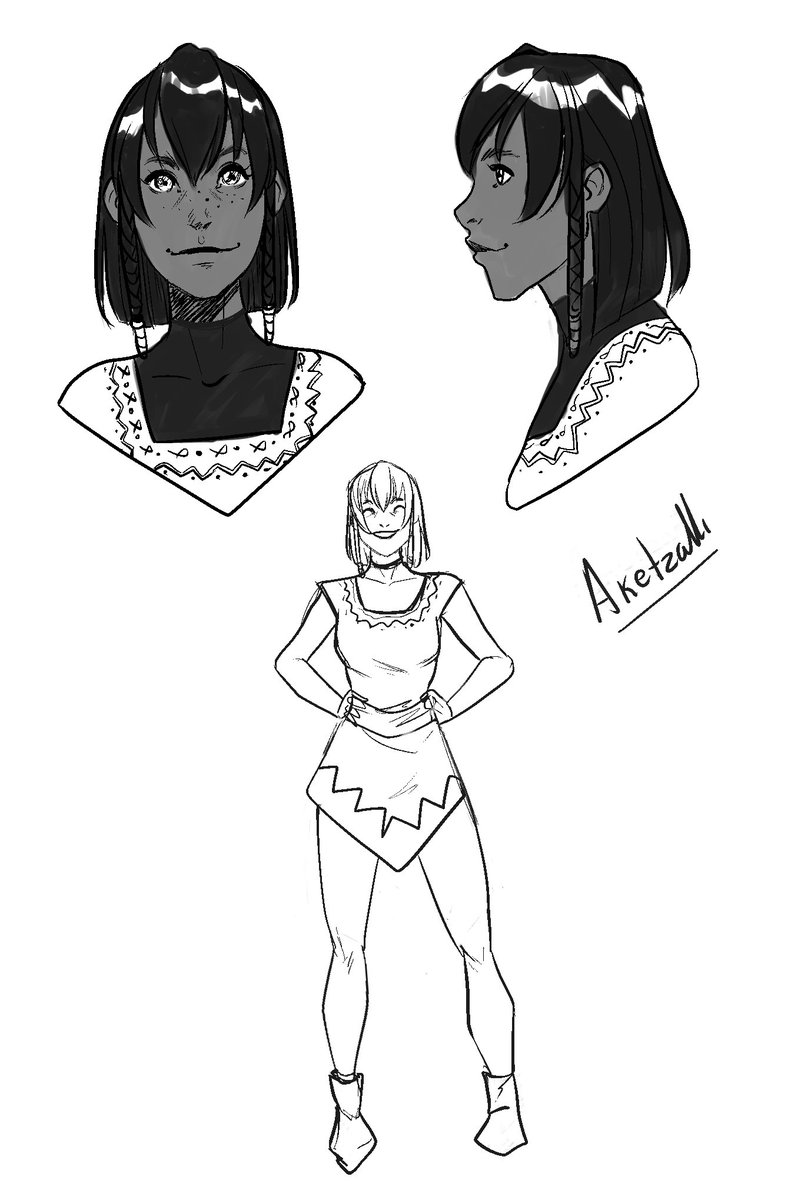 LegionofStars's tweet photo. The Nahua warriors in our #kickstarter may be far from home but they have quickly adapted to life in Space. Check out some of the character sketches created by @APatriciaRamos 
#latino #comicbook #scifi #indiecomics #latinxcreate #aztec https://t.co/ck5NVgenp4
