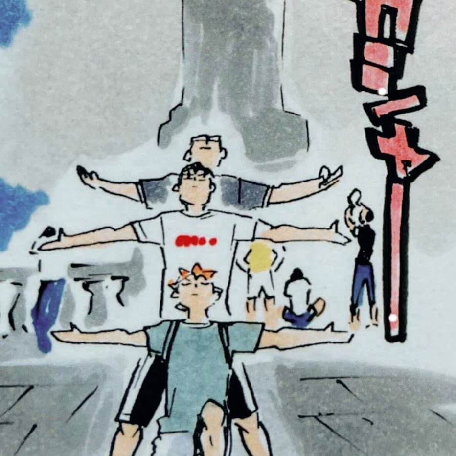 tsukikagehina retook the same photo when they visited rio together ? 