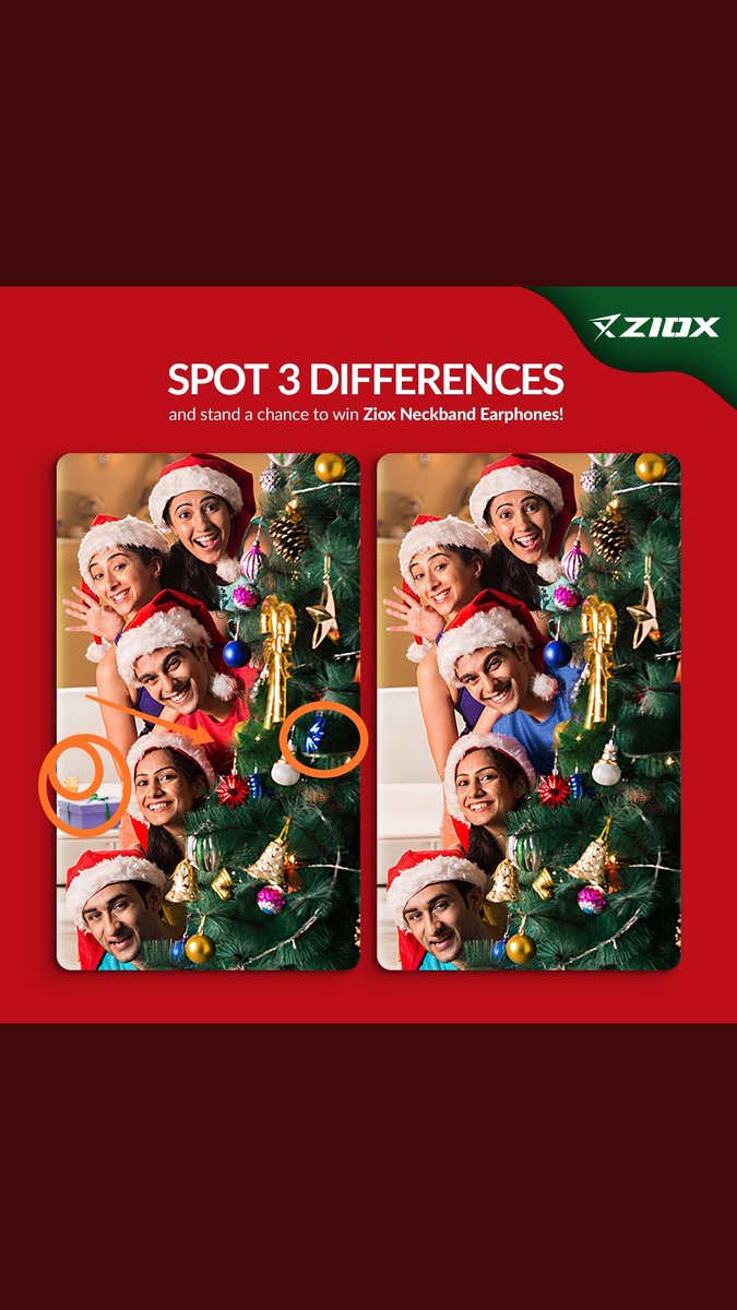 @Zioxofficial Spotted 👇
#Ziox #ChristmasContest #BluetoothNeckband #Contest #xmas2020 #xmas #contestalert #christmas #india #winners #giveaway 
@Zioxofficial
Join @GoldQueenie4 @deora_gunjan @kusumsolanki17 @imPalak18 @KunalPa55271476  @mysterioussu @SJ_0016 @RonakParihar12