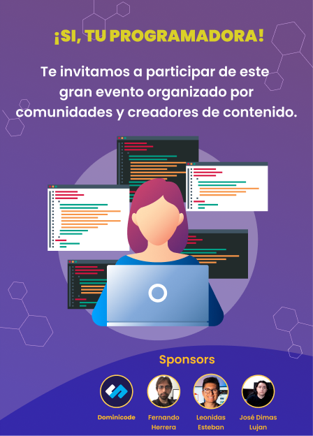 DavidMontoyaRa4's tweet photo. inscripción:
https://t.co/DtBGTnKYNj
¿Quieres ser voluntario?:
https://t.co/rwzNsnjXRS
Mas información del evento: https://t.co/keQWORz9x5
@josedlujan @Fernando_Her85 @LeonidasEsteban @domini_code @chprogramadoras @Technolatinas #ChicasProgramadoras https://t.co/cIfEoPPslo