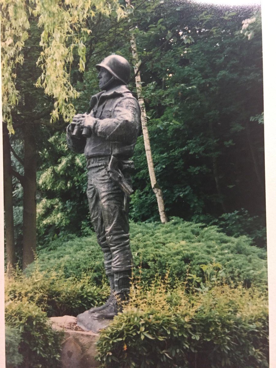 I took these pics during my own trip to Bastogne, May 2000. Statue of Patton along the route he took to get there. He was probably thinking.."Those damn speaker monkeys are making a hella racket.." ...Probably. fin.
