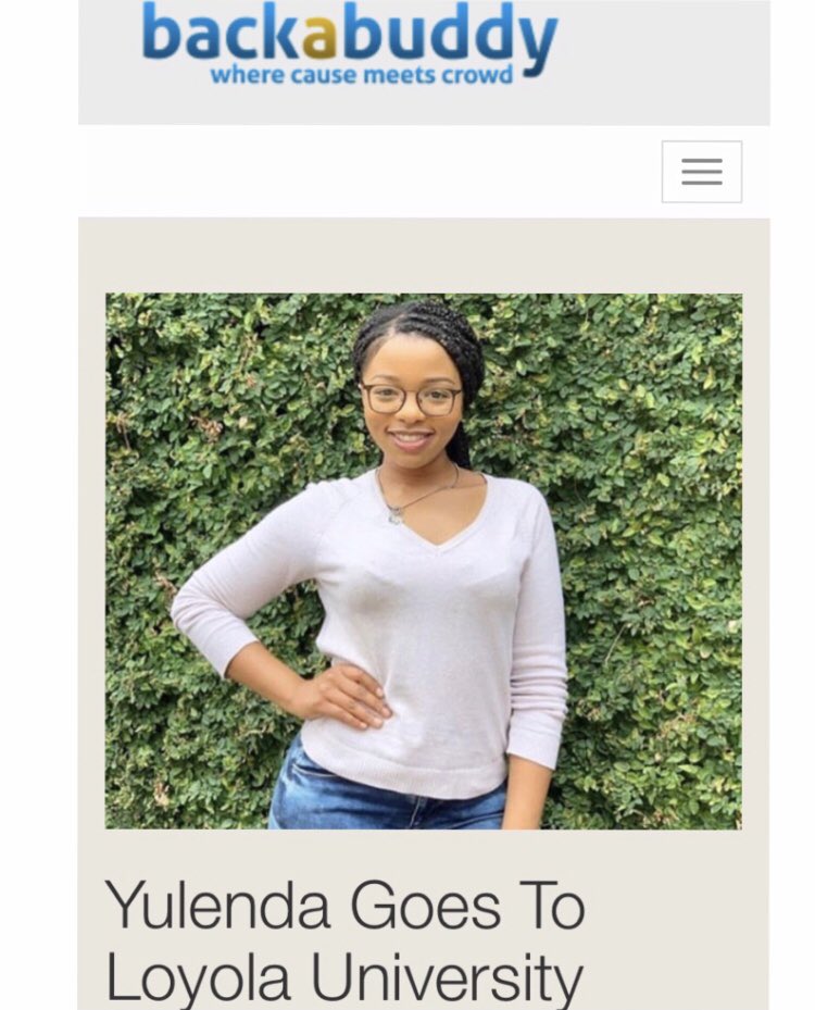 yulendaxloyola's tweet photo. Mzansi, I was accepted to study at Loyola University, New Orleans in 2021. I NEED YOUR HELP💔🙏🏽

I received a scholarship that pays half of my fees. I’m fundraising the remaining amount because I can’t give up. 

Please RT &amp; Donate Here https://t.co/IIUw3VN6dW #level5 https://t.co/0XCEFP5PgS