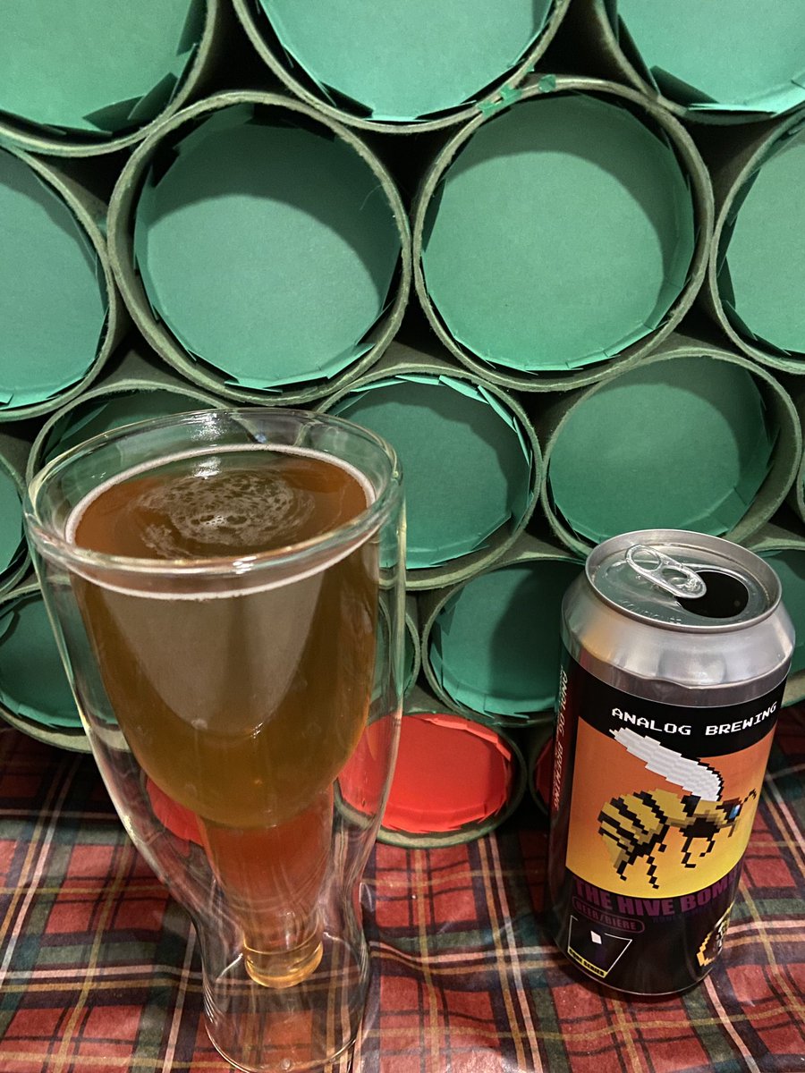 Midlifeflysis's tweet photo. Almost out of days on my beautiful wife Lynne’s homemade craft beer advent calendar. This was an awesome honey wheat ale from @analog_brewing  #bestwifeever #craftbeer #honeywheatale #albertacraftbeer #wheatale #flyfishalberta #yyc https://t.co/mbPTI4kmj9
