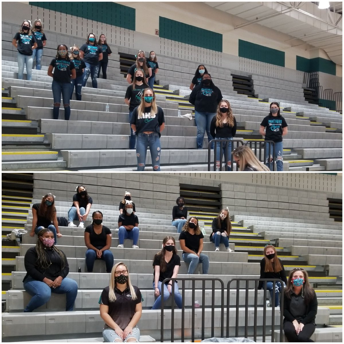 First Game Today! Awesome Job JV and Varsity! Way to take on the season in a different way and adjust just fine. Proud of you all! <a href="/PonaxSports/">Ponax Sports</a>  <a href="/CarlsonATC/">Christy Carlson</a>  <a href="/ponaxcheer/">Massaponax Cheerleading</a> <a href="/PonaxAnnouncer/">Massaponax Announcer</a>