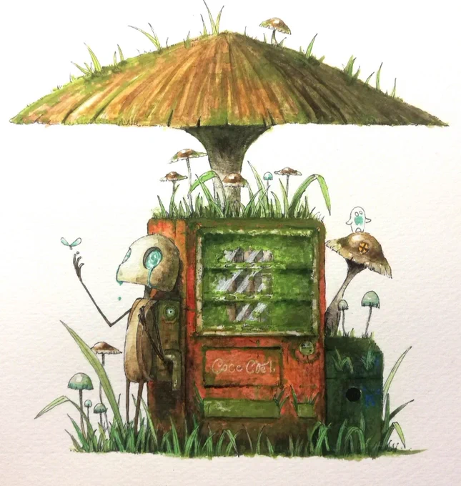 #2020年の絵を振り返る 
今年の6月からくらいから水彩を使ったイラストを描き始めたのですが、自分でも素敵だと思えるイラストがいくつも出来たのでぜひ見て行ってほしいです☺️ 
