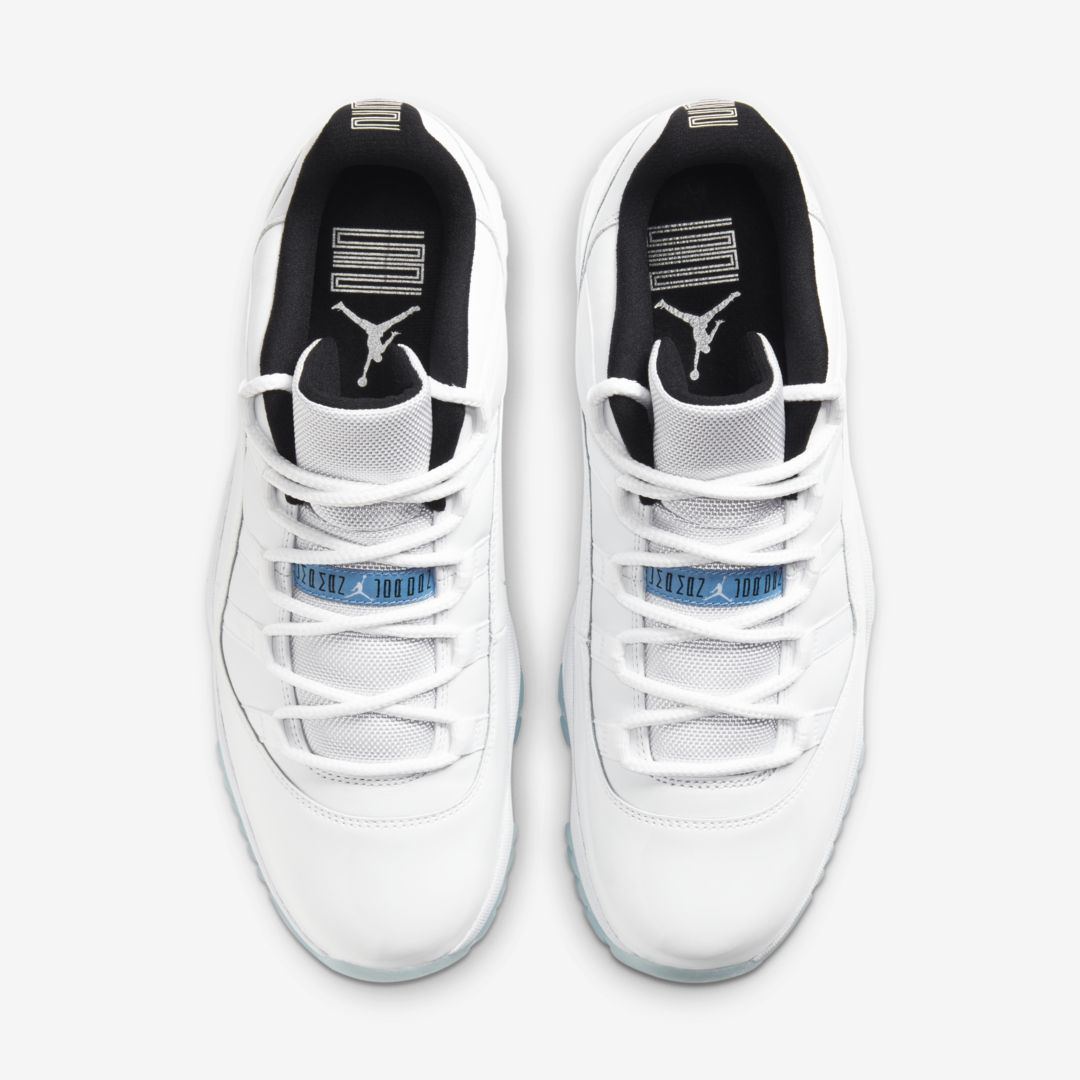 J23app's tweet photo. Jordan 11 Retro Low "Legend Blue" official images https://t.co/Xny540RjfE