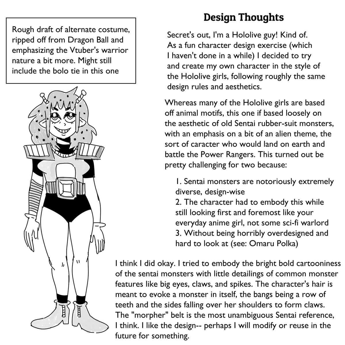 Sorry this one is mostly rambling about my design thoughts! Feel free to skip. [2/]2 