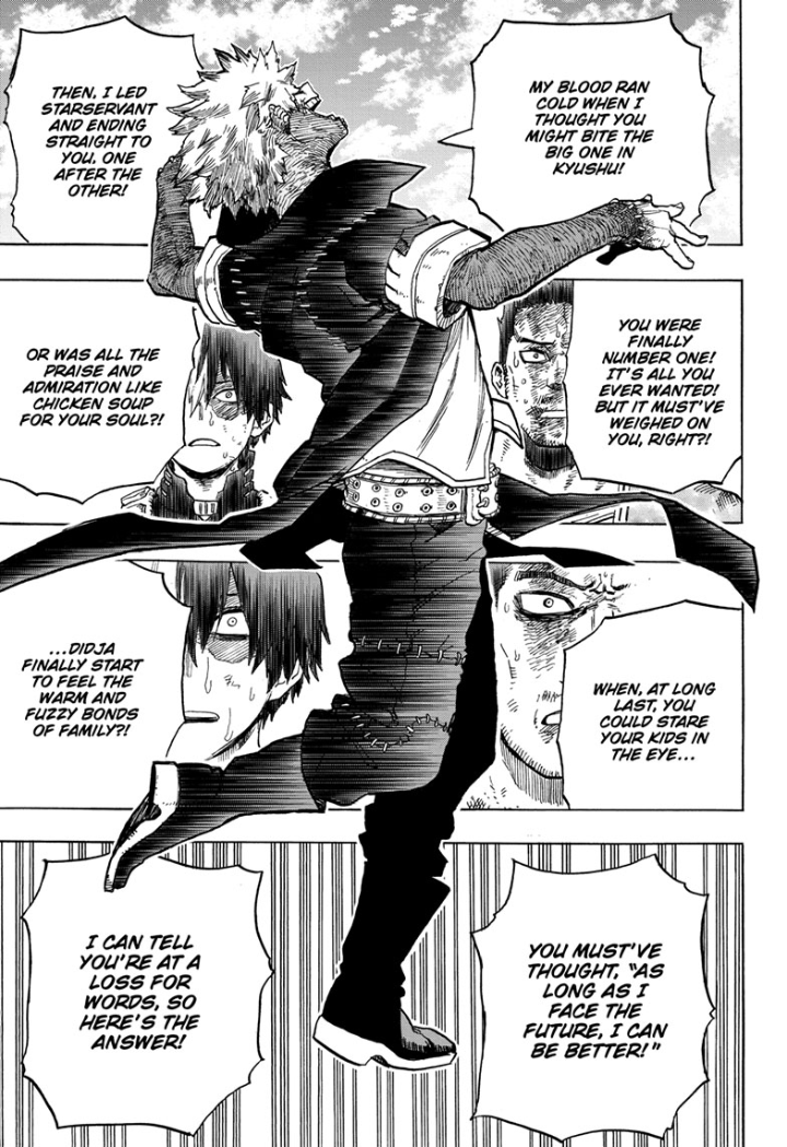 Due to his little performance, the citizens of Japan are going to lose all respect for their top 2 heroes and their society as a whole. And even if they don't, Skeptic will use FeelGood Inc. to trick them into feeling that way anyway.