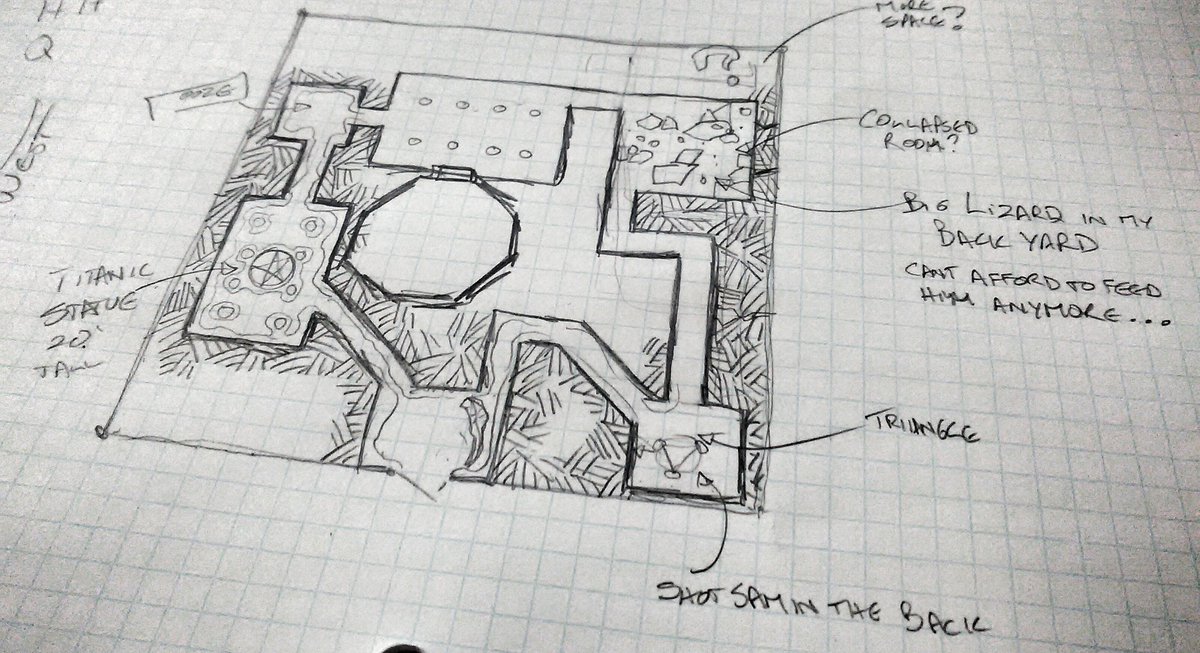 Another DCC adventure. Sam died when a wizard fumbled a spellcasting check and cast another spell at random... In this case scorching ray. The place was full of heavy sludgy oil that caught fire when flaming Sam fell into it. Also, there's a BIG lizard in the back room.